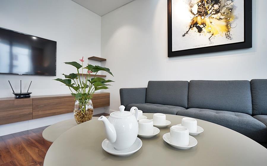 Cho Thuê Căn Hộ Dịch Vụ Cao Cấp Với 2 Phòng Ngủ Full Nội Thất, Có Ban Công Rất Đẹp 9