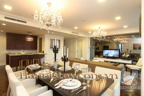 Cho thuê Căn hộ dịch vụ Hoàng Thành Tower đẹp phong cách phương Tây sang trọng, thanh lịch, trang nhã 6
