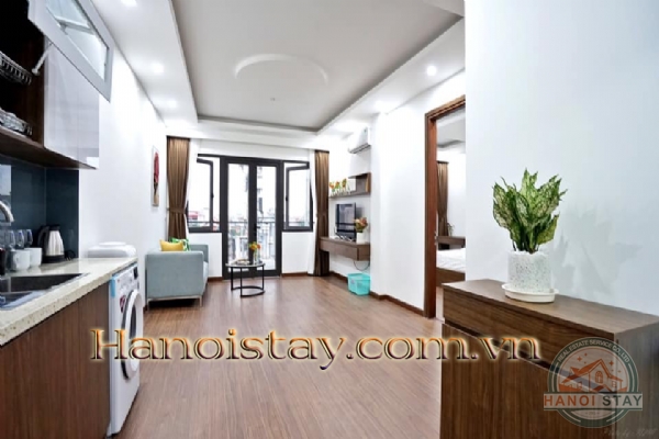 Căn hộ dịch vụ cho thuê 1 phòng ngủ siêu rộng GIÁ RẺ NHẤT khu vực Tây Hồ 6