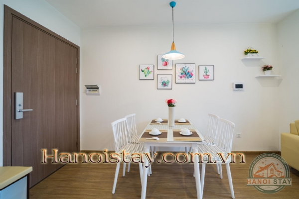 Cho thuê căn hộ Vinhomes skylake Phạm Hùng theo ngày, tháng, năm, sự hòa trộn giữa hiện đại và tân cổ điển 3