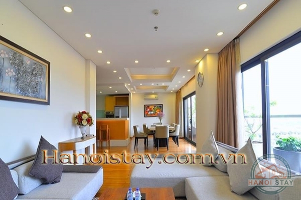 Cho thuê căn hộ Duplex Penthouse Tây Hồ với ban công xịn sò, view Hồ Tây đẹp như tranh 7