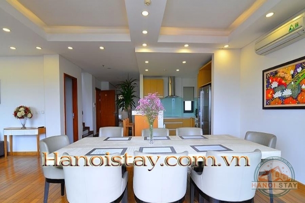 Cho thuê căn hộ Duplex Penthouse Tây Hồ với ban công xịn sò, view Hồ Tây đẹp như tranh 13