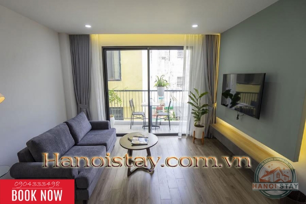 Cho thuê căn hộ 1PN đẳng cấp tại Yên Phụ, Tây Hồ, phù hợp người nước ngoài 5