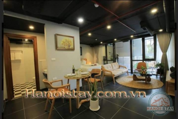 Cho thuê căn hộ Studio tại Kim Mã, Ba Đình, với thiết kế tươi mới, trẻ trung & nổi bật 1