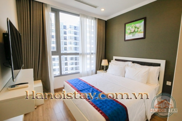 Cho thuê căn hộ Times City theo ngày tháng năm, Căn hộ 3PN sang trọng với lối thiết kế mở hiện đại 1