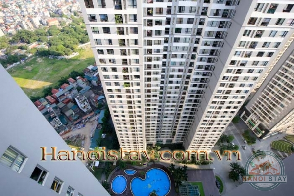 Cho thuê căn hộ Times City theo ngày tháng năm, Căn hộ 3PN sang trọng với lối thiết kế mở hiện đại 6
