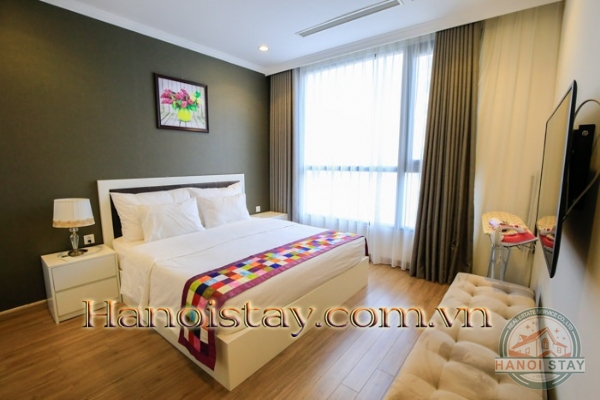 Cho thuê căn hộ Times City theo ngày tháng năm, Căn hộ 3PN sang trọng với lối thiết kế mở hiện đại 10