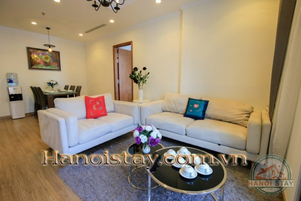 Cho thuê căn hộ Times City theo ngày tháng năm, Căn hộ 3PN sang trọng với lối thiết kế mở hiện đại 13