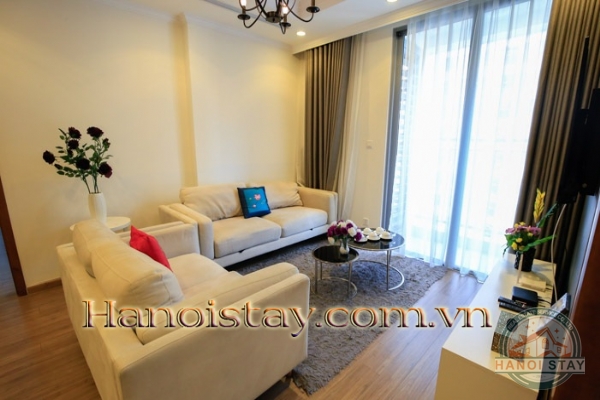 Cho thuê căn hộ Times City theo ngày tháng năm, Căn hộ 3PN sang trọng với lối thiết kế mở hiện đại 19