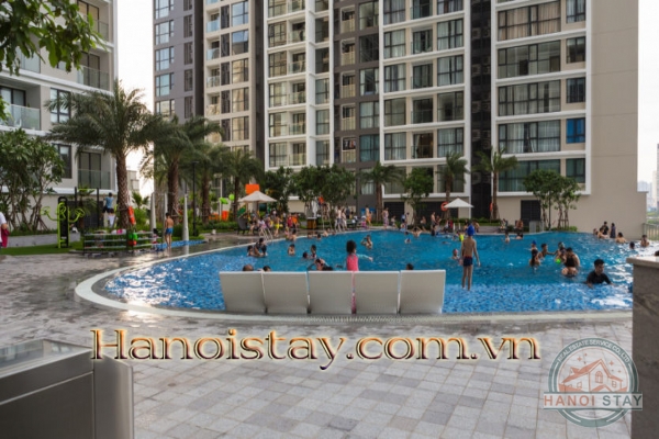 Cần cho thuê căn hộ dịch vụ tầng cào tại Vinhomes Skylake Hà Nội, view hồ và công viên thành phố 11