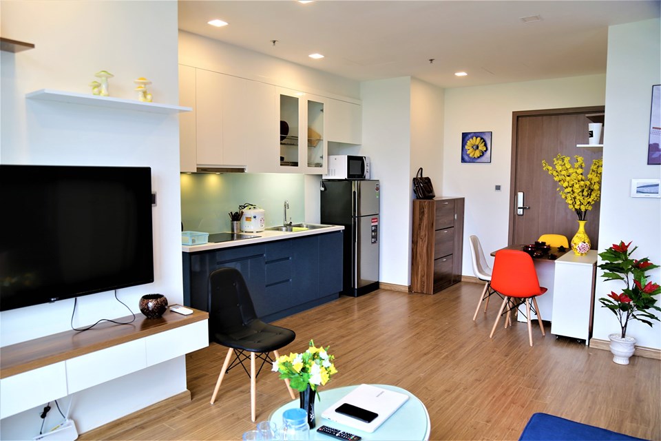 Căn Hộ 2 Phòng Ngủ Đẳng Cấp Tại Vinhome Greenbay Cho Thuê Giá Rẻ, Nội Thất Đầy Đủ 13