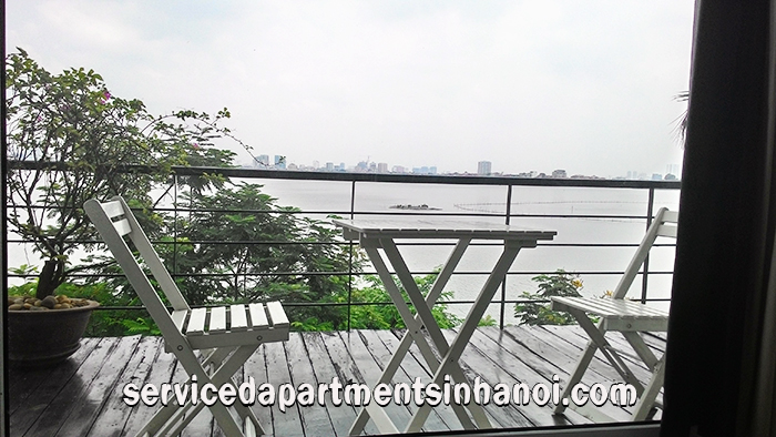 Căn hộ 2 phòng ngủ tại Yên Phụ, Tây Hồ có ban công cho thuê 3