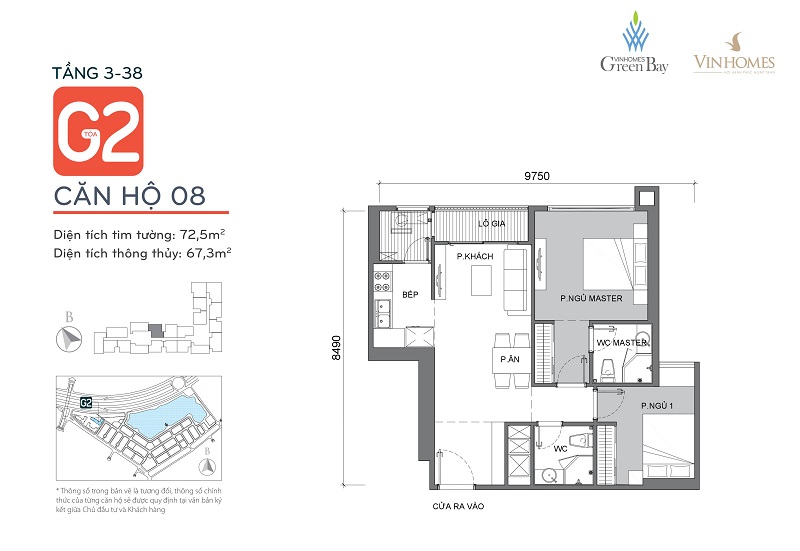 Căn Hộ Chính Chủ Tại Vinhome GreenBay Cho Thuê Ngắn Hạn Và Dài Hạn, Lake View Cực Đẹp 7