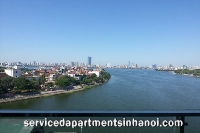 Căn hộ dịch vụ cao cấp 3 phòng ngủ cho thuê tại phố Xuân Diệu, Tây Hồ