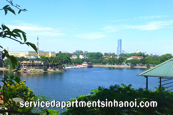 Căn hộ dịch vụ cao cấp, có view hồ Trúc Bạch cho thuê