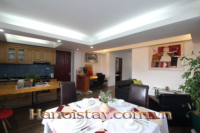 Căn Hộ Dịch Vụ Gần Đại Sứ Quán Mỹ Cho Thuê Giá Tốt Với 2 Phòng Ngủ Full Đồ 9