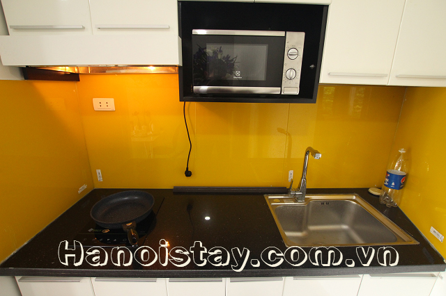 Căn hộ dịch vụ mới, giá rẻ cần cho thuê gấp ở phố Đội Cấn, quận Ba Đình 5