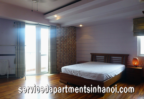Căn hộ đủ đồ có ban công đẹp tại phố Yên Phụ, Tây Hồ cho thuê 6