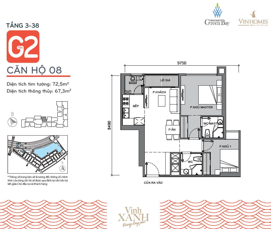 Căn Hộ Vinhome Greenbay Cho Người Nước Ngoài Thuê, Giá Cực Tốt, Đầy Đủ Nội Thất 18