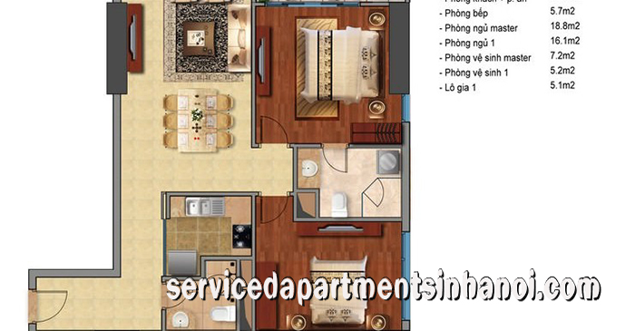 Chính chủ cho thuê căn hộ chung cư giá hợp lý tại tòa T3 Times City 8
