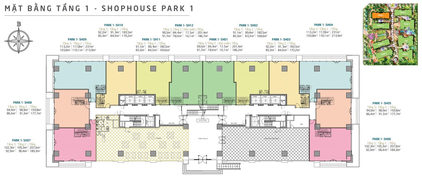 Chính chủ cho thuê tầng 2 Shophouse Park Hill Times City với diện tích 70m2 2