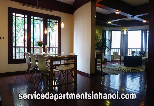 Cho thuê biệt thự 4 phòng ngủ 300m2 Tây Hồ 13