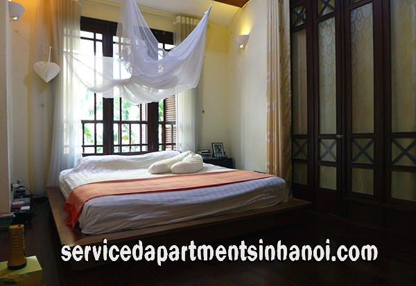 Cho thuê biệt thự 4 phòng ngủ 300m2 Tây Hồ 19