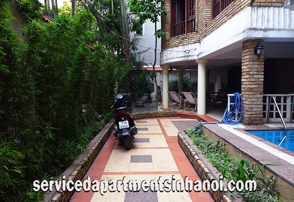 Cho thuê biệt thự 4 phòng ngủ 300m2 Tây Hồ 7