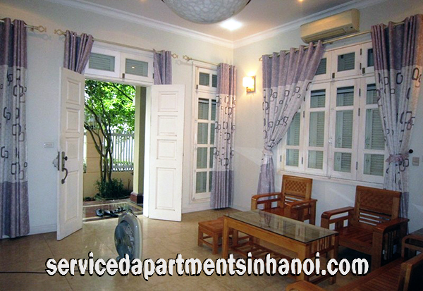 Cho thuê biệt thự rộng rãi 4 phòng ngủ, có sân vườn tại C4 Ciputra, Tây Hồ 8