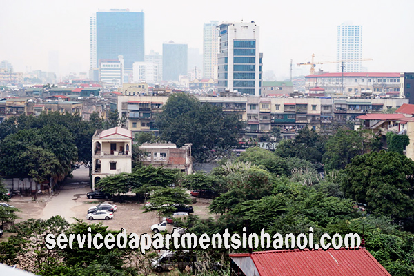 Cho thuê căn hộ 1 phòng ngủ hiện đại gần hồ Hoàng Cầu 3