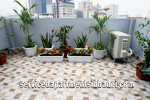 Cho thuê căn hộ 1 phòng ngủ hiện đại gần hồ Hoàng Cầu 6