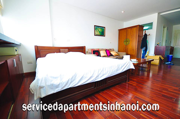 Cho thuê căn hộ 1 phòng ngủ phố Nguyễn Khắc Hiếu, quận Ba Đình 6