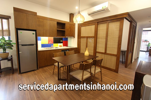 Cho thuê căn hộ 2 phòng ngủ mới, phong cách Nhật Bản gần Vincom 10