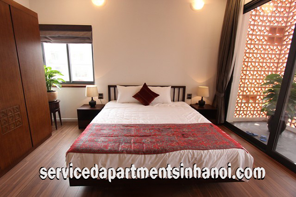Cho thuê căn hộ 2 phòng ngủ mới, phong cách Nhật Bản gần Vincom 2