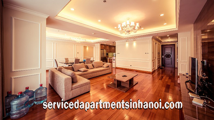 Cho thuê căn hộ chung cư 3 phòng ngủ full nội thất sang trọng tại Royal City 3