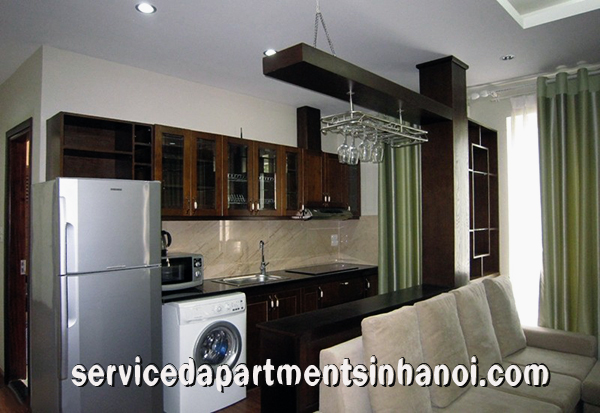 Cho thuê căn hộ dịch vụ 1 phòng ngủ, full nội thất hiện đại ở Đặng Thai Mai, Tây Hồ 3