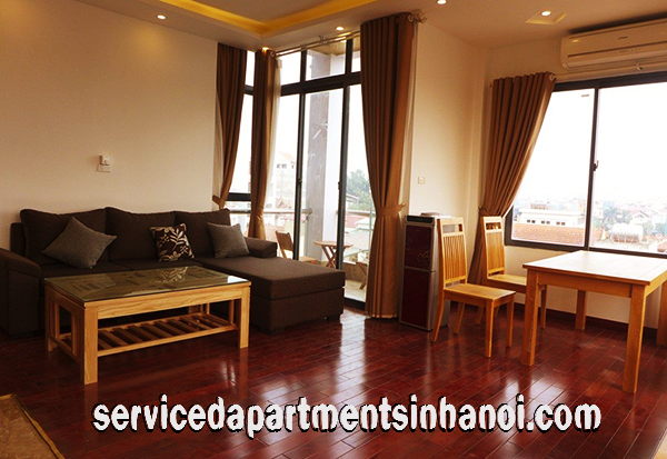 Cho thuê căn hộ dịch vụ 1 phòng ngủ, mới đầy đủ nội thất tại Tô Ngọc Vân, Tây Hồ 2