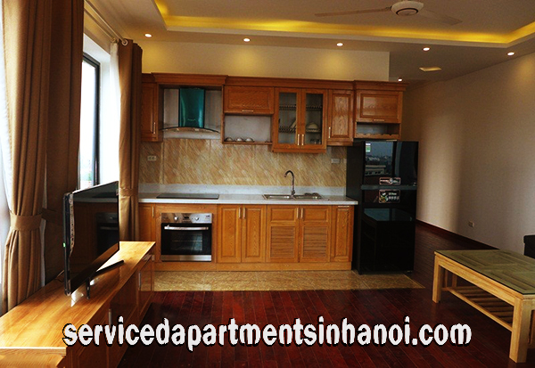 Cho thuê căn hộ dịch vụ 1 phòng ngủ, mới đầy đủ nội thất tại Tô Ngọc Vân, Tây Hồ 4