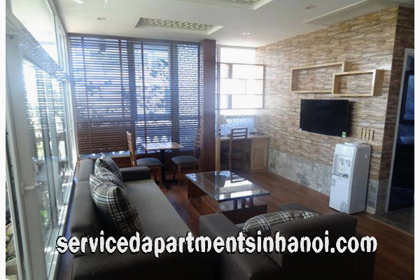 Cho thuê căn hộ dịch vụ 1 phòng ngủ trên tầng cao tại phố Láng Hạ, Đống Đa 1