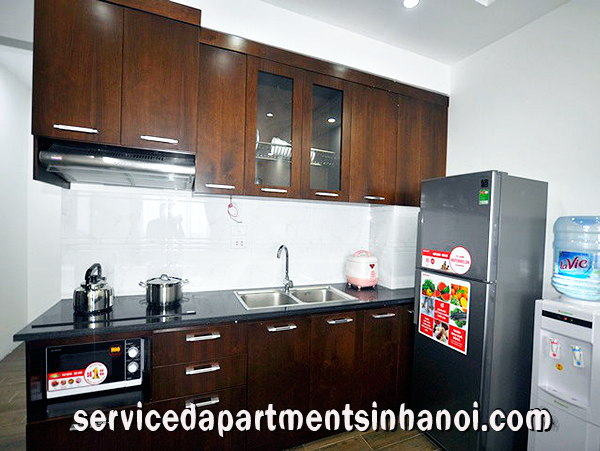 Cho thuê căn hộ dịch vụ cao cấp hiện đại, 1 phòng ngủ đường Trần Thái Tông, Cầu Giấy 4