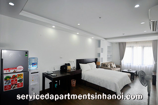 Cho thuê căn hộ dịch vụ cao cấp hiện đại, 1 phòng ngủ đường Trần Thái Tông, Cầu Giấy