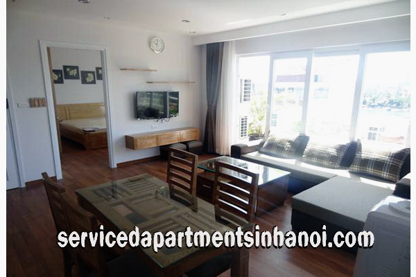 Cho thuê căn hộ dịch vụ sang trọng tại phố Láng Hạ, Đống Đa, khu vực yên tĩnh