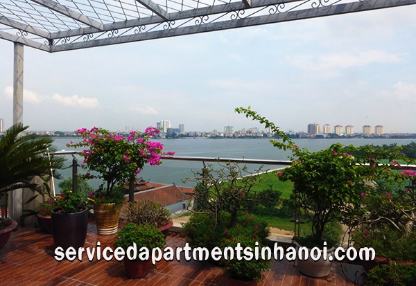 Cho thuê căn hộ dịch vụ tuyệt đẹp với sân thượng đẹp tại Đặng Thái Mai, Tây Hồ 2