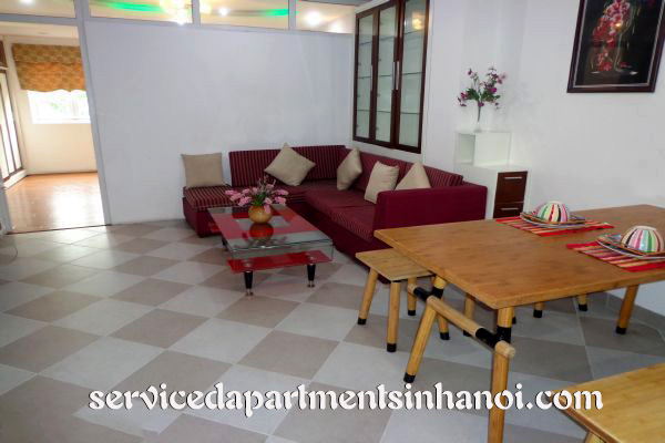 Cho thuê căn hộ đủ đồ hiện đại trung tâm Quận Hai Bà Trưng, Gần vườn hoa Yecxanh 2
