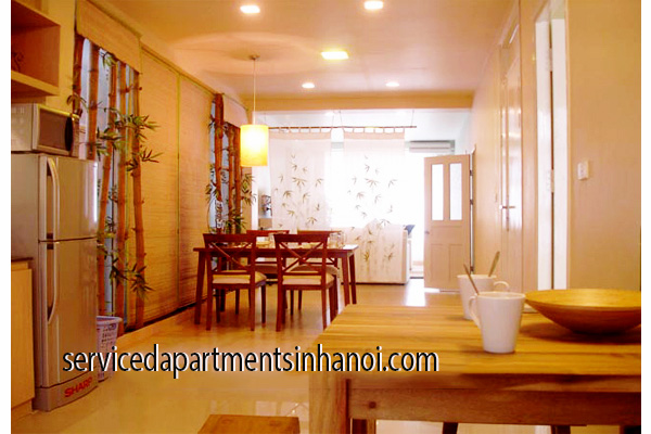 Cho thuê căn hộ giá hợp lý 2 phòng ngủ phố Linh Lang, Ba Đình