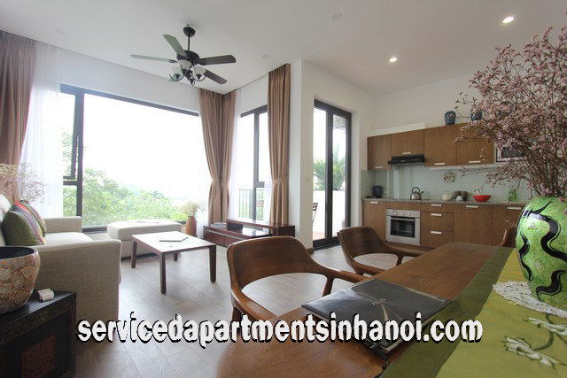 Cho thuê căn hộ hiện đại view hồ 2 phòng ngủ khu vực Đường Đặng Thai Mai, Tây Hồ