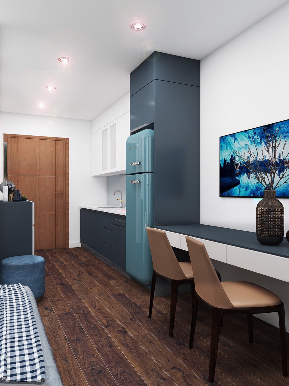 Cho Thuê Căn Hộ Officetel Tại Vinhomes GreenBay Giá Siêu Rẻ, Tầng 8, Full Nội Thất 3