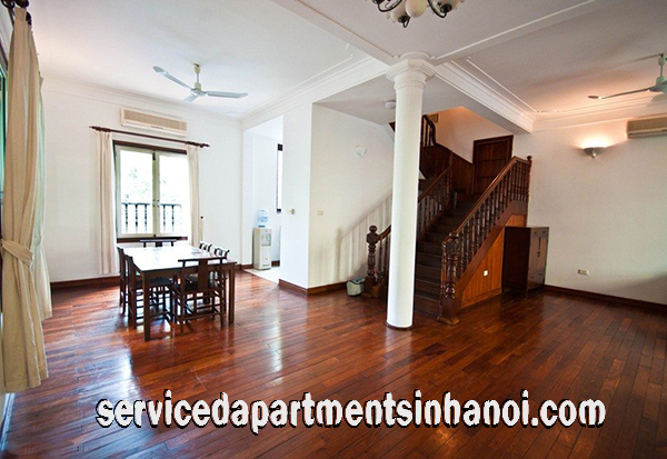 Cho thuê nhà riêng 4 phòng ngủ có sân vườn và tầng hầm tại Đặng Thai Mai, Tây Hồ 4