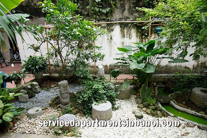 Cho thuê nhà riêng 4 phòng ngủ đầy đủ nội thất gần hồ Ba Mẫu 1