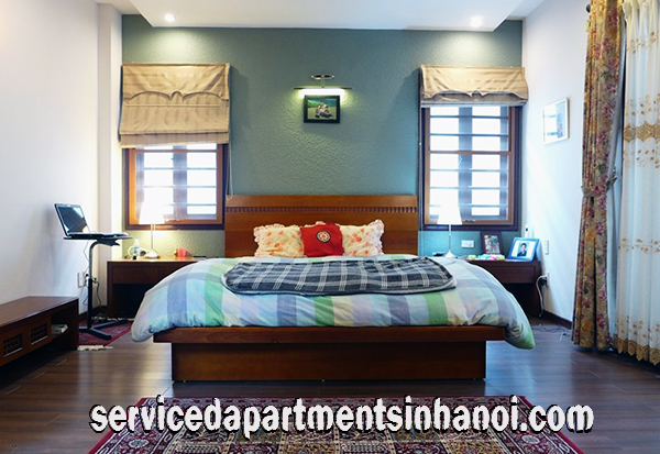 Cho thuê nhà riêng 5 phòng ngủ, đã có đủ nội thất tại Vườn Đào, Tây Hồ 15